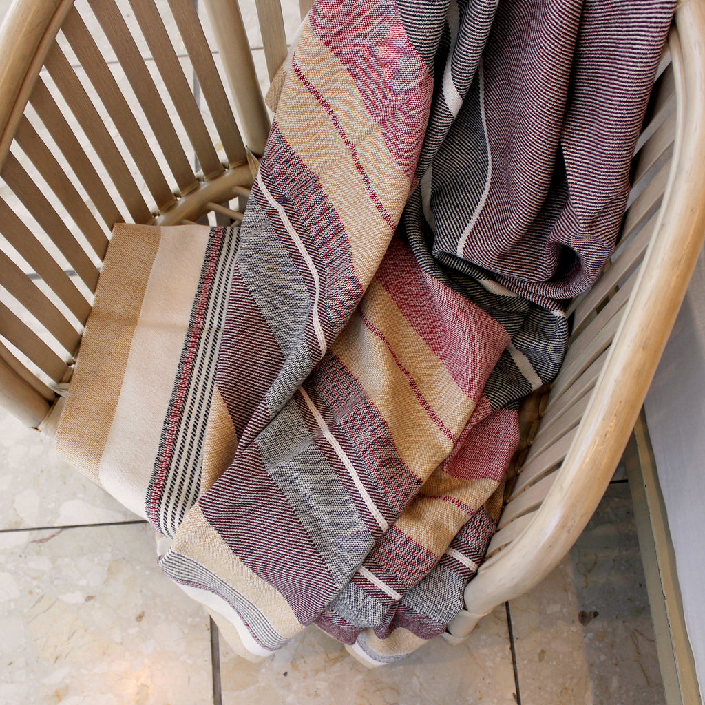 アルパカ毛布 AP2685 |天然素材100％ ペルー産ベビーアルパカ使用